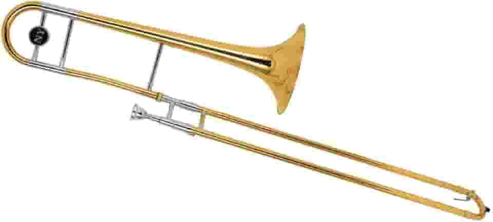 Trombone de Vara TB 200V Laqueado Dourado com Case New York