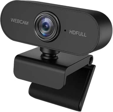 Webcam Camera Full Hd Zoom 1080p 360 Graus Entrada Usb 2.0 Com Microfone Ideal para Videoconferencia Zoom Meet Teams Livestream Aulas online Reunião Skype Premium Plug And Play
