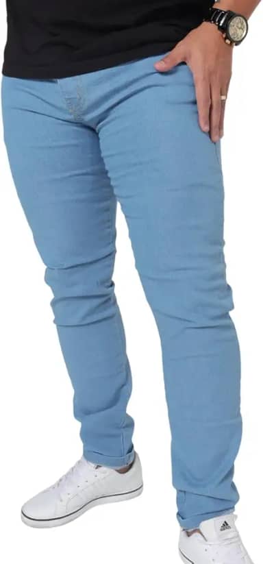 Kit 2 Calças Jeans Masculina Slim Fit com Lycra Stretch Premium Original Combo 2 Peças Com Estilo | Básico Essencial Dia a Dia