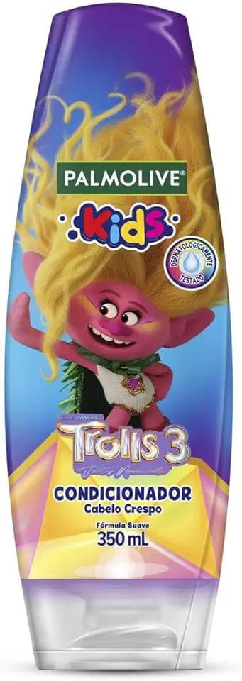Condicionador Infantil Palmolive Kids Trolls para Cabelo Crespo 350ml