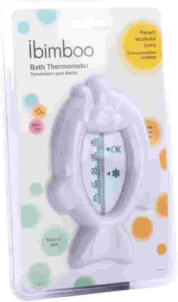Termometro Banheira Peixe, Ibimboo, Branco, Pequeno