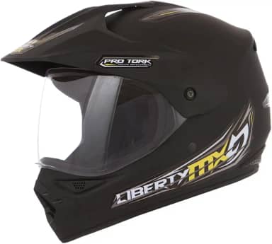 Capacete Liberty Mx Pro Vision Tam.58 Preto Fosco