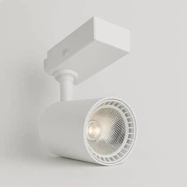 Spot LED Trilho Eletrificado 10W Luz Quente 3000K Branco para Iluminação Direcionável e Decorativa (1)