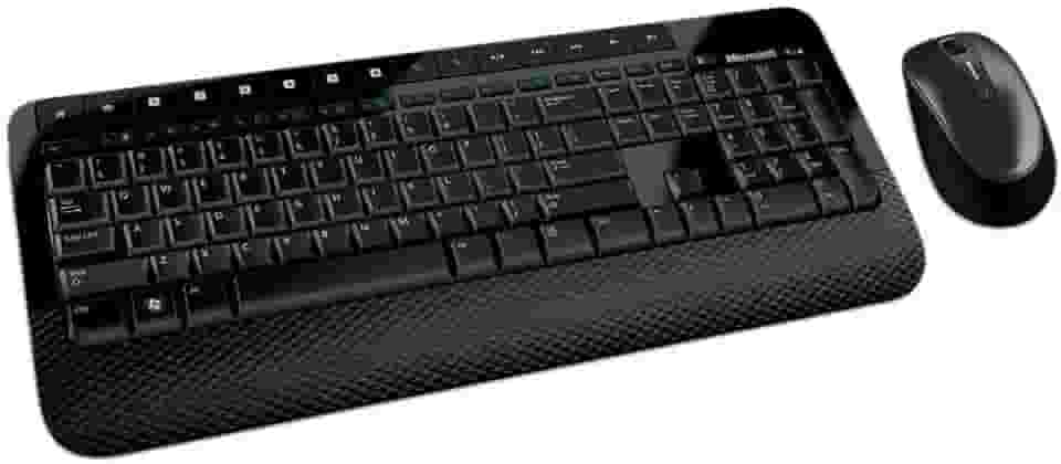 Teclado e Mouse sem Fio Desktop 2000 USB Preto Microsoft - M7J00021