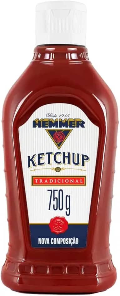 Hemmer Ketchup Tradicional Squeeze 750G