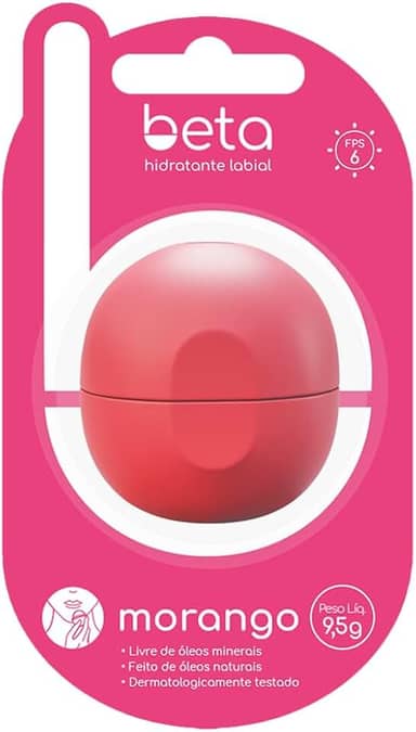 Beta Hidratante Labial - Morango 9,5g