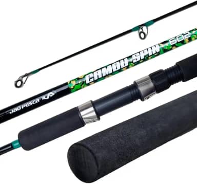 Vara de Pesca Jaú Pesca Camou Spin, 1,80m, 15-30 lbs, 2 Partes
