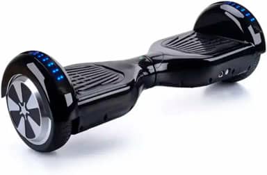 Hoverboard Skate Elétrico 6.5" com Led e Bluetooth Original Brinovar (Preto)