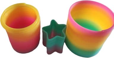 Mola Mágica Arco Íris, Conjunto com 3 Peças, Brinquedo Colorido