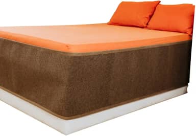 Arranhador para gatos e protetor cama de casal (Caramelo)