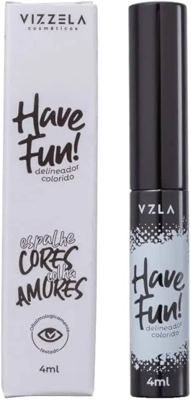 Delineador Colorido Have Fun Vizzela Branco - Vizzela