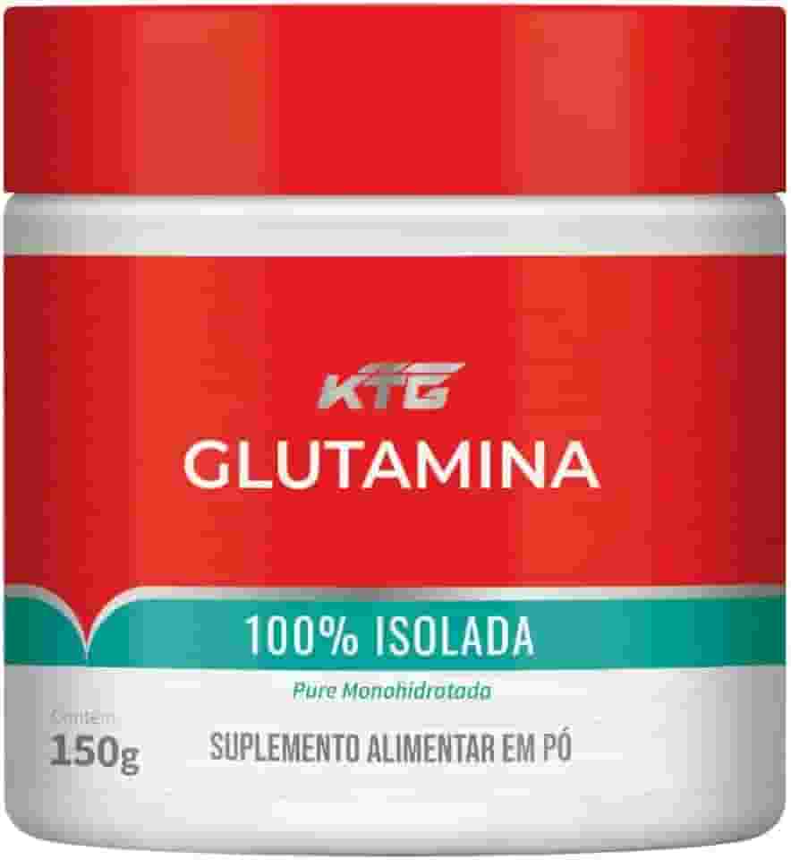 Katiguá, Glutamina 100% isolada, 3000mg de Creatina Pura Monohidratada, Sem Sabor, 150 Gramas