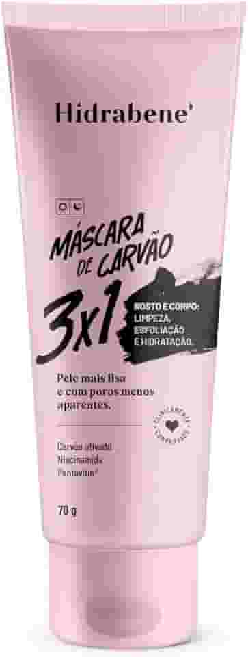Hidrabene Máscara de Carvão 3 em 1 70g