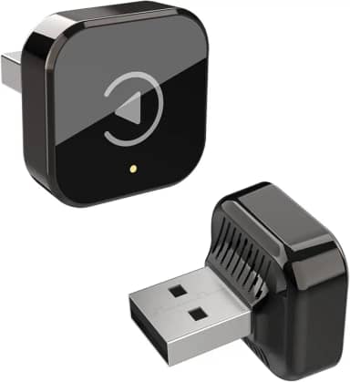 Adaptador Wireless CarPlay Android Auto 2 em 1, Conversor de Cabo para Sem Fio, para compatibilidade com Carplay USB A/C, Plug & Play, Encaixe Angular Discreto, Sem Atrasos para Carros 2016-2024.