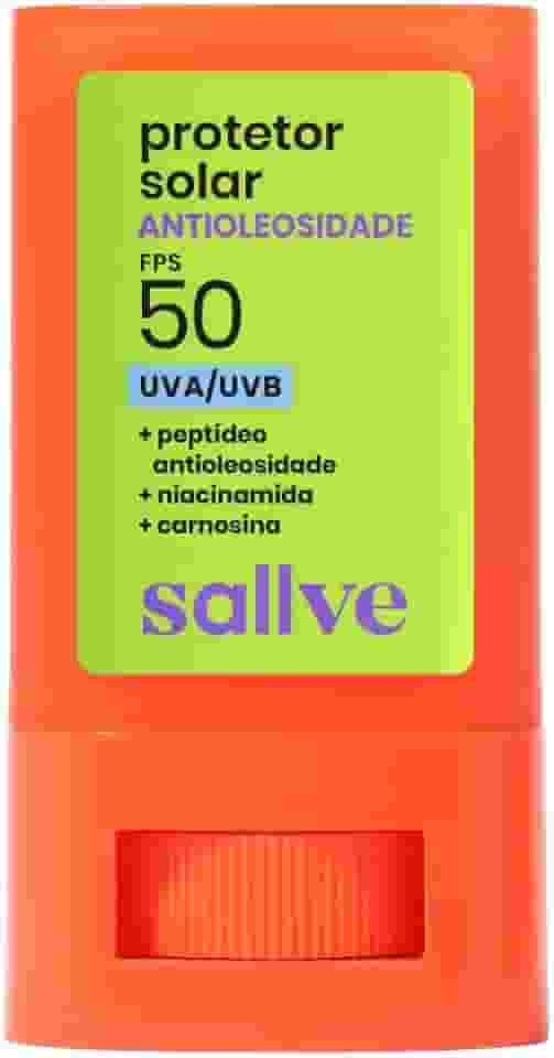 Sallve Protetor Solar Bastão Antioleosidade FPS50 15g
