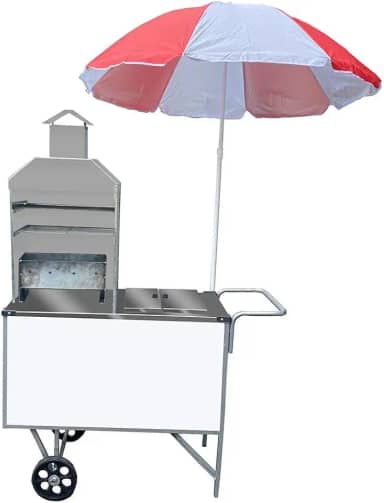 Carrinho de Hot Dog e Churrasco Cefaz Econômico-BLCBH43M