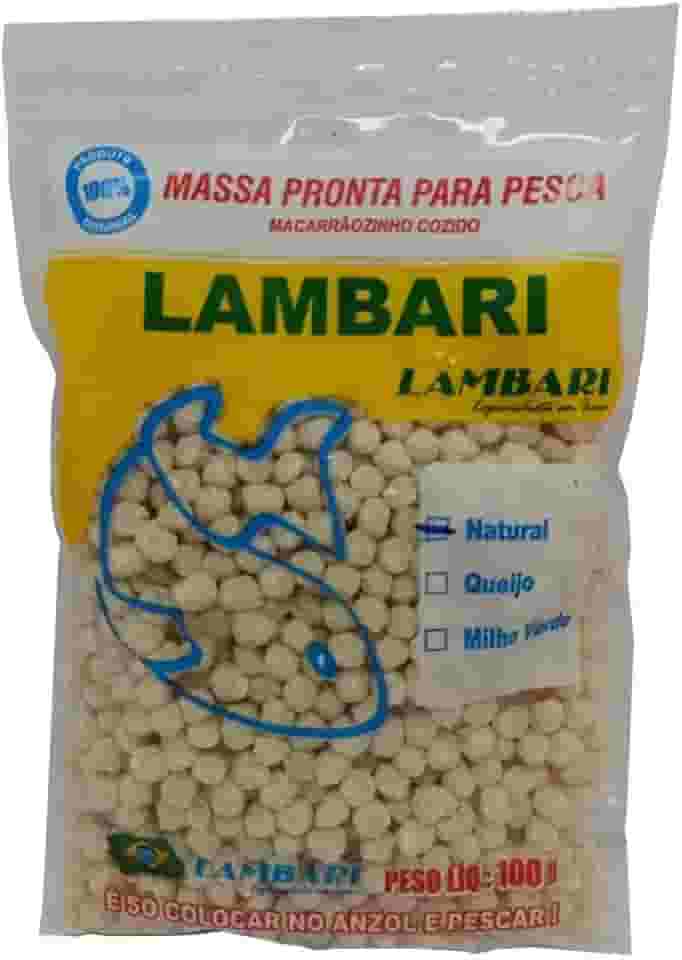 Massa Macarr�o Pronta Para Pesca Natural 100g Lambari