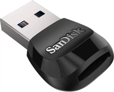 SanDisk - Leitor de cartão microSD SDDR-B531-GN6NN MobileMate USB 3.0 - SDDR-B531-GN6NN preto