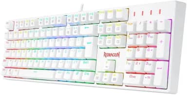 Teclado Redragon SURARA Pro RGB Branco (Switch Óptico Azul) K582W-RGB-PRO (PT-BLUE)