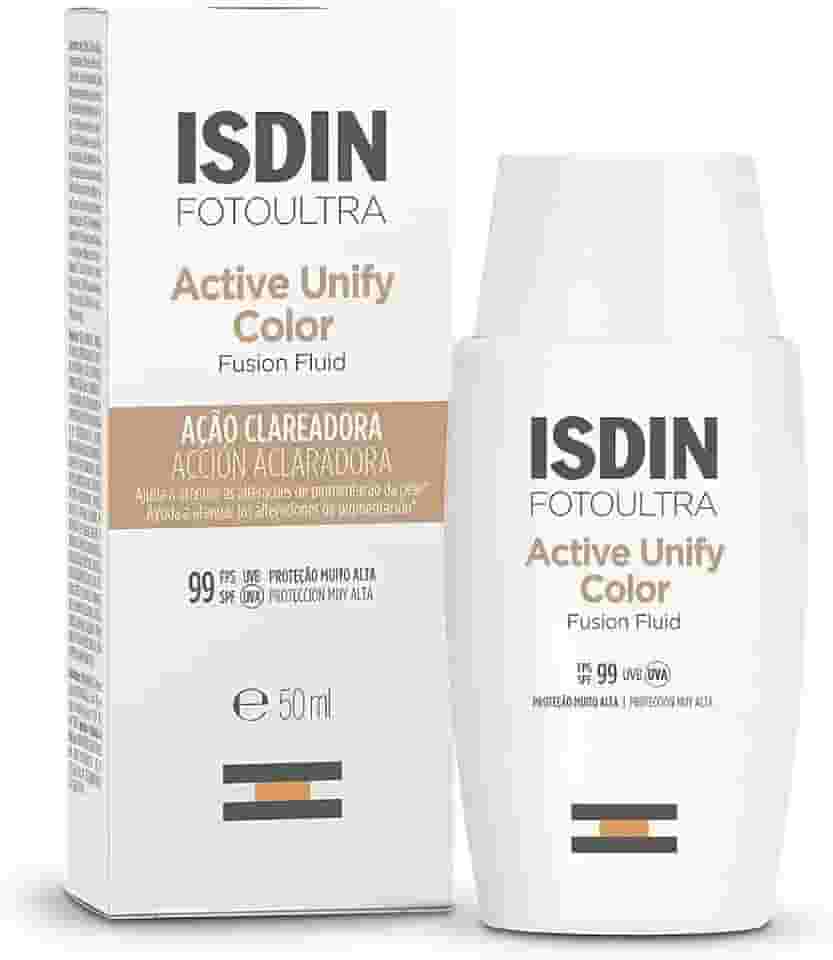 Protetor Solar e Clareador Facial ISDIN Active Unify FPS 99 - 50ml