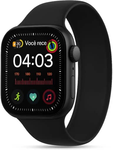 Smartwatch N10 Ultra 49 mm – Bluetooth 5.2, Chamadas, Notificações, Tela IPS HD 2.01', 20+ Modos Esportivos, Saúde e Assistente de Voz – Compatível com Android e iOS