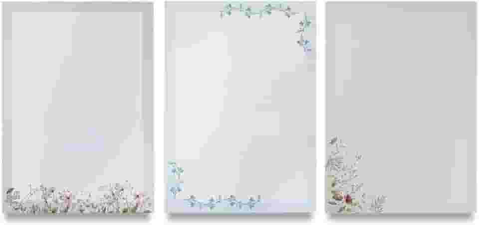 Papel de carta Sutileza conjunto 1