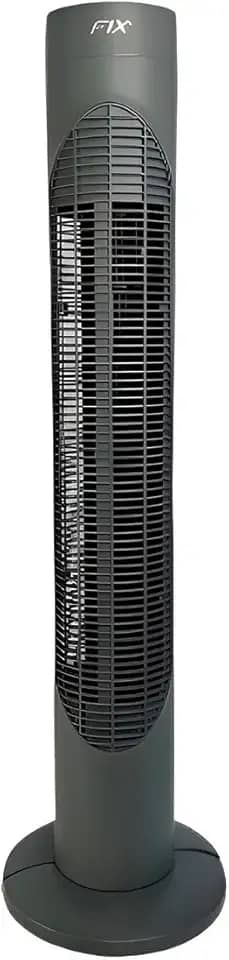 Ventilador de Torre 3 Níveis de Velocidade 110V 50W Silencioso Potente Preto
