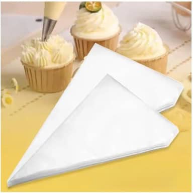 100 Sacos Confeitar 23cm x 16cm Torta Doce Bolo Cupcake Confeitaria Confeiteiro