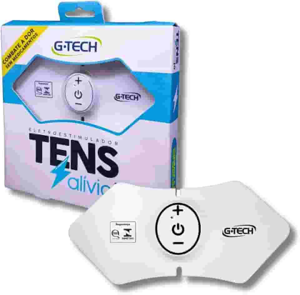 Eletroestimulador Massageador Tens G tec Alivio Já Recarregável Portátil