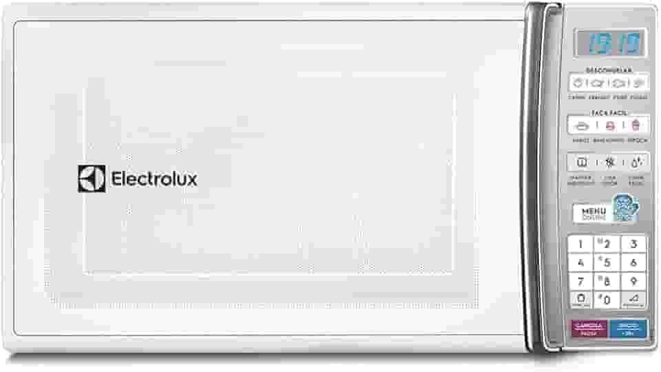 Micro-ondas Electrolux 27L Branco com 55 receitas pré-programadas e Função Tira Odor (MB37R) 127V