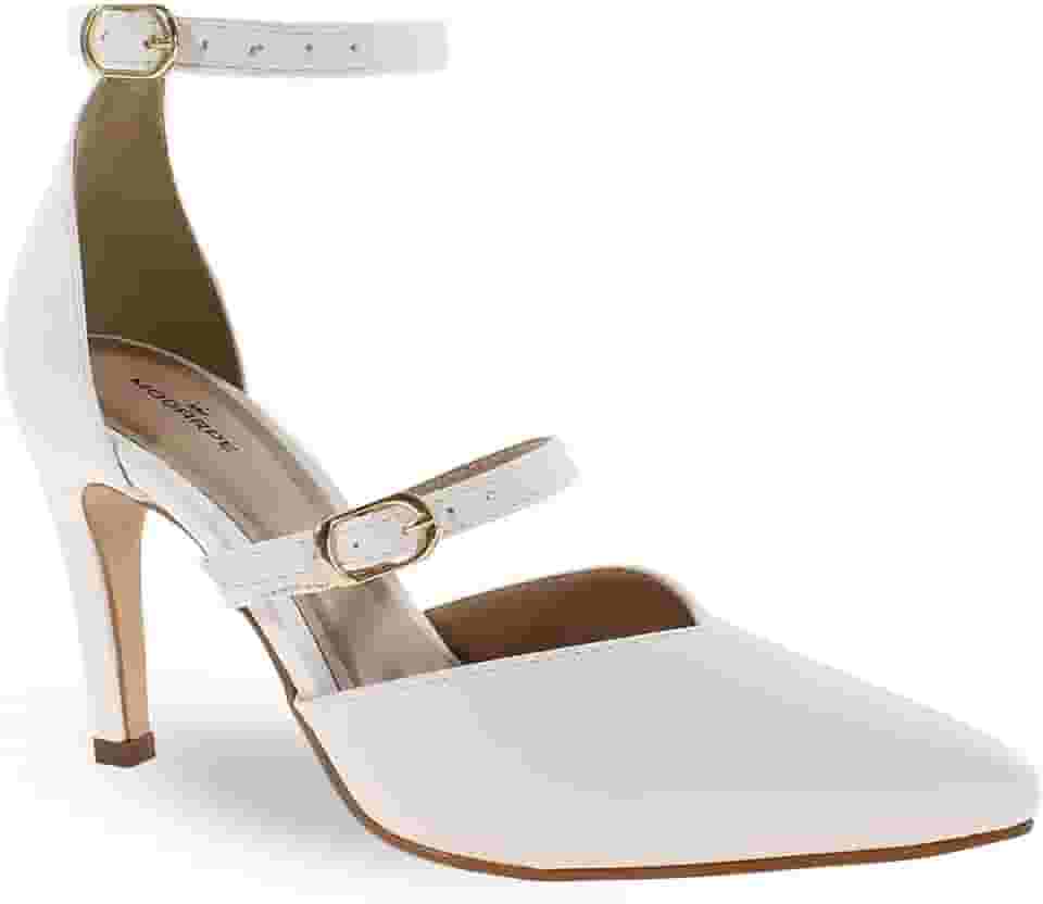 Scarpin Modarpe Salto Médio Fino Confortável Corte V S04