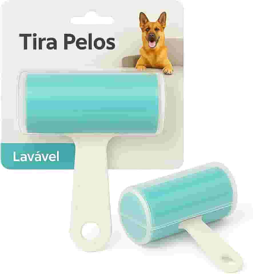 Rolo Tira Pelos Poeira e Fiapos Adesivo Lavavel Reutilizavel para Roupas Sofas e Tecidos