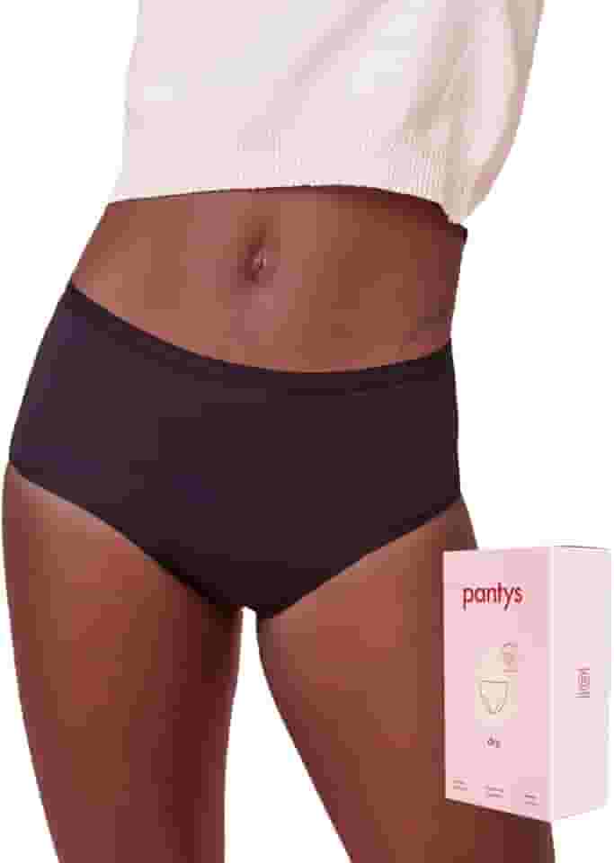 Calcinha Absorvente Incontinência Moderada, Dry, Feminino, Preto