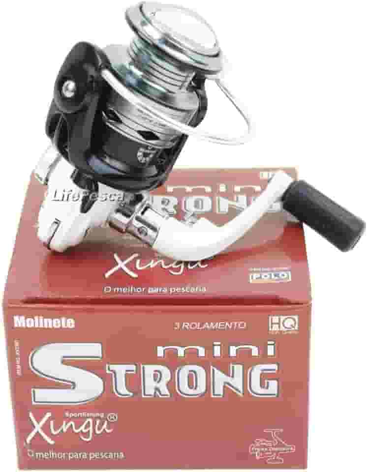 Molinete Xingu Mini Strong Ultra Light 3 Rolamentos