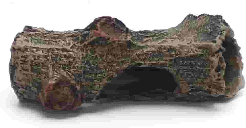 Toca para Peixe Betta Troncos Fragata Ornamentos – Decoração em Resina Atóxica para Aquários de Água Doce e Salgada (Casca)