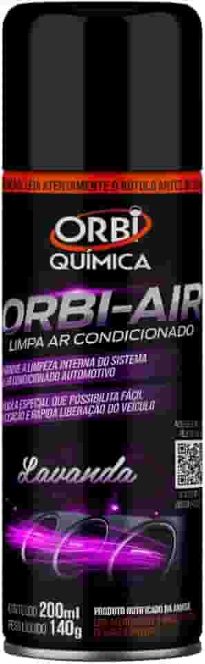 Spray Higienizador Orbi-Air Limpa Ar Condicionado Automotivo Fragrância Lavanda - Orbi Química