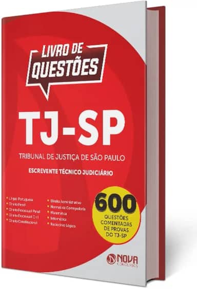 Livro de Questões Comentadas TJ-SP - Escrevente Técnico Judiciário