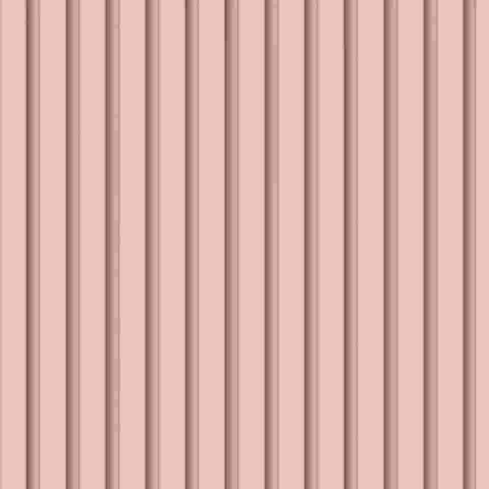 Papel de Parede Adesivo Autocolante Impermeável Ripas Ripado de Madeira Em Tons Rosa Rolo Com 10M