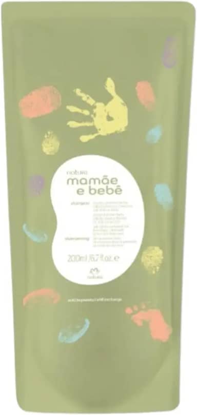 Refil Shampoo Mamãe Bebê Desde o Primeiro Banho 200ml