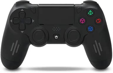 Controle Sem Fio para PS4 e PC, Bluetooth 5.0, Bateria 10000mAh, com Vibração e Alto-Falante, KP-GM018-2