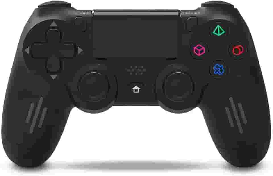 Controle Sem Fio para PS4 e PC, Bluetooth 5.0, Bateria 10000mAh, com Vibração e Alto-Falante, KP-GM018-2