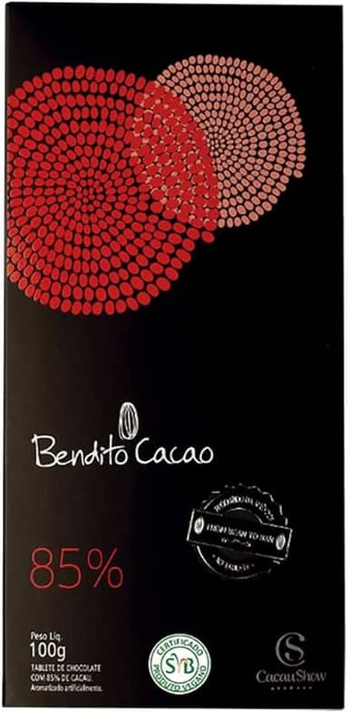 Tablete Bendito Cacao 85% Cacau 100G Cacau Show
