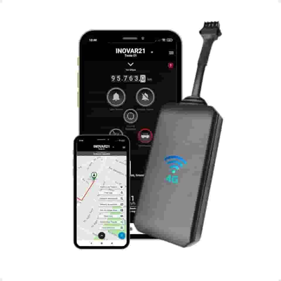 Rastreador Veicular 4g Gps + Chip App Desliga Por Comando