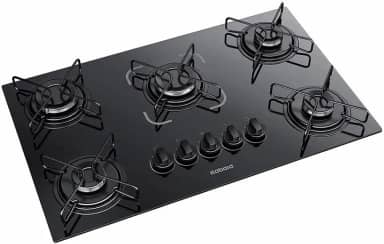 Cooktop Essencial 5 Bocas - Preto