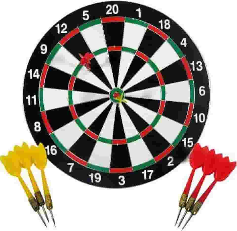 Jogo De Dardos Profissional 40cm Kit Alvo E 6 Dardos