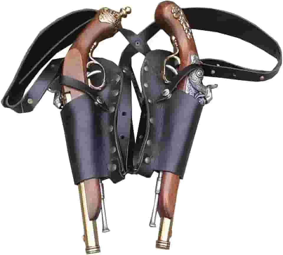 Coldre De Arma Medieval Retro - Coldre De Cinto Medieval - Fantasia Steampunk Larp Universal Ajustável Suporte De Pistola - Para Acessórios De Fantasia Medieval De Halloween