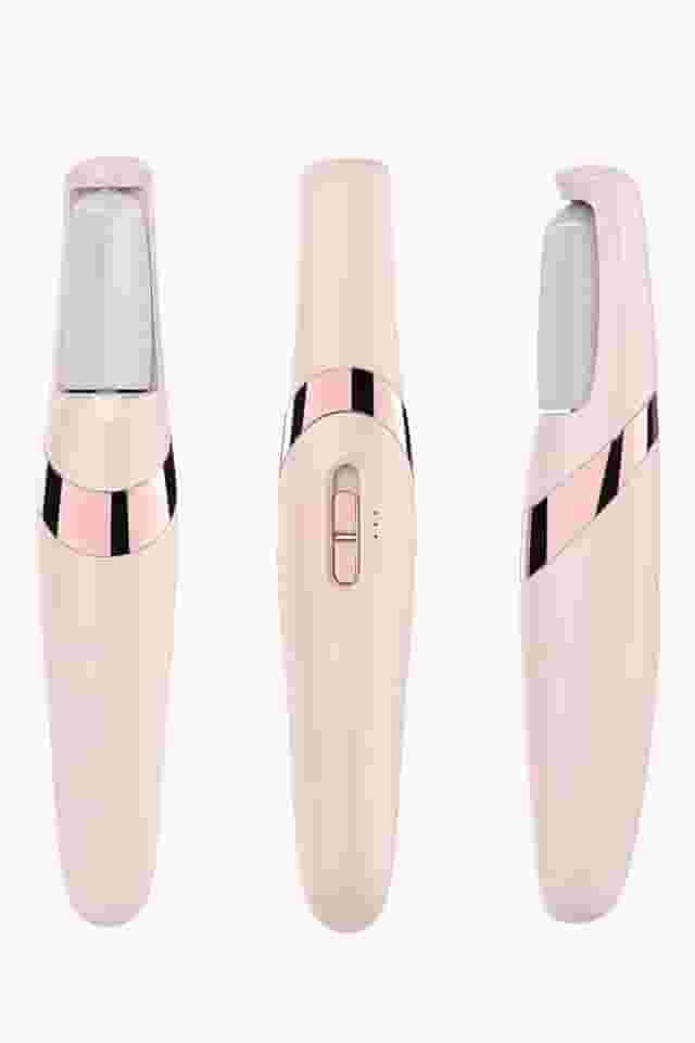 Lixa Elétrica para Pés Recarregável – Removedor de Calos, Pele Morta e Rachaduras | Esfoliador Portátil com 2 Velocidades, Cabeça de Lixa Extra e Bateria USB