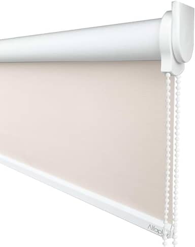 Cortina Persiana Rolô Blackout (COM BANDÔ E SEM BANDÔ) 1,30 (lar) x 1,40 (alt) (Tóquio 02 - Acabamento Branco)