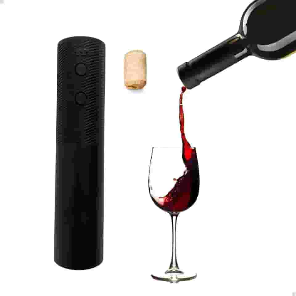 Abridor de Vinho Elétrico Recarregável USB – Saca-rolhas Automático & Potente, sem Pilhas, com Luz LED, Design Moderno e Fácil Uso para Garrafas de Vinho
