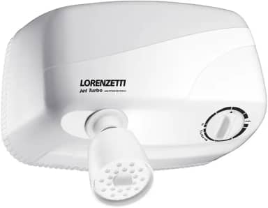 Ducha Jet Turbo Multitemperaturas 220V 7800W, Lorenzetti, 7540401, Branco, Pequeno